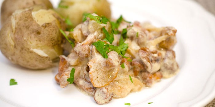 Картошка с лисичками на сковороде - как вкусно приготовить по пошаговым рецептам с фото
