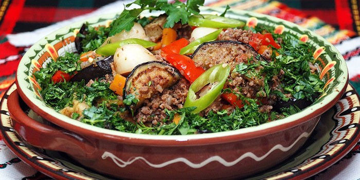 Рагу из баклажанов - как приготовить по пошаговым рецептам с фото с овощами или мясом