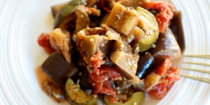 Рагу из баклажанов - как приготовить по пошаговым рецептам с фото с овощами или мясом