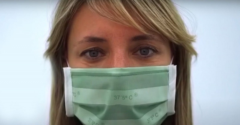 Принцип роботи розумної маски, яка розпізнає коронавірус